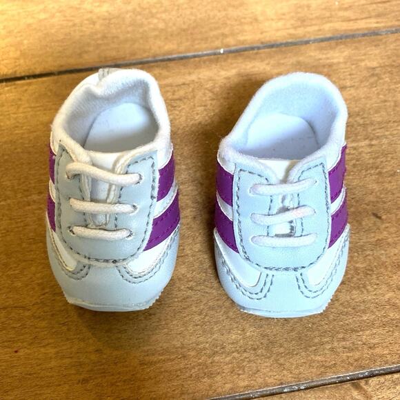 American Girl RETIRED Striped Sporty Sneaker doll not included - Picture 2 of 4